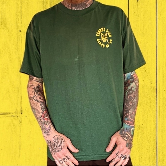 Hanes Other - Green Hanes single stitch vintage t shirt
Kearns High Class of 1994 90s XL